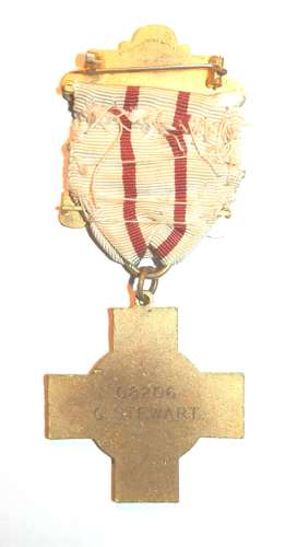 Proficiency in Red Cross Nursing Awarded to C. Stewart.