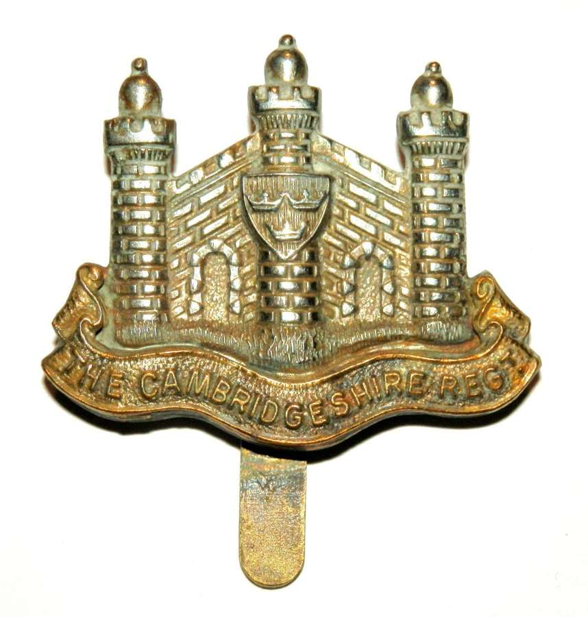 The Cambridgeshire Regiment Cap Badge.