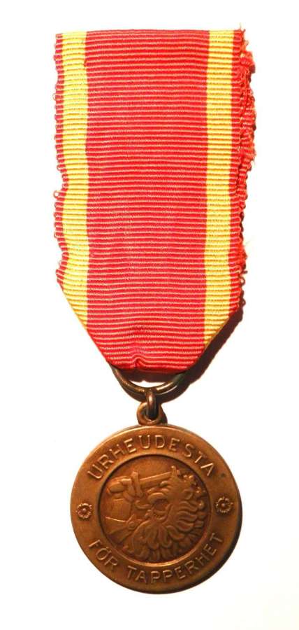 Finland Order of Liberty Bravery Medal 1939 Bronze issue.