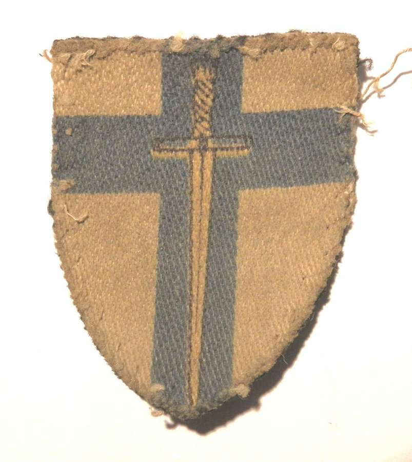 2nd Army Cloth Formation Sign. Woven Shoulder Title.