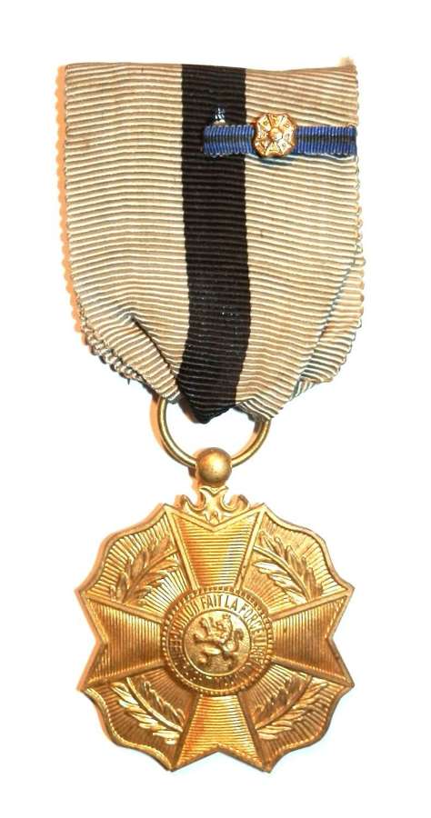 Belgium Order of Leopold II, 2nd Type, 1st Class.