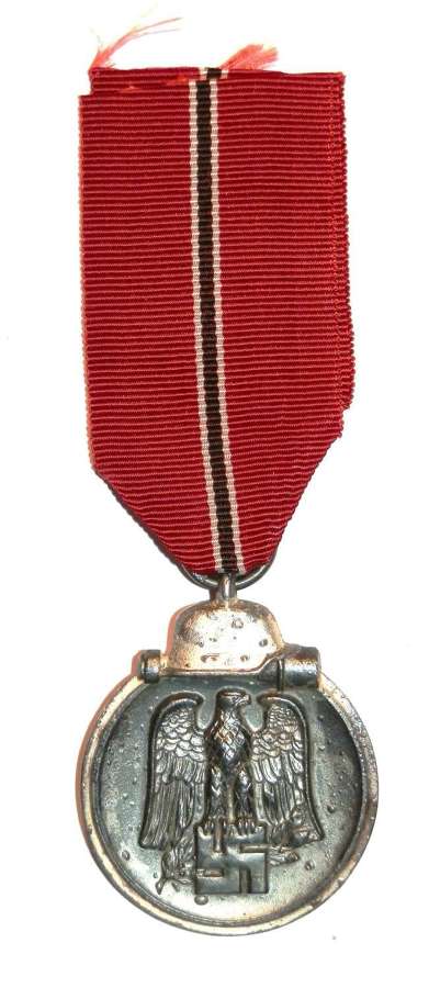 Winter Campaign Medal Russia 1941-42. (Eastern Front Medal) Marked 18.