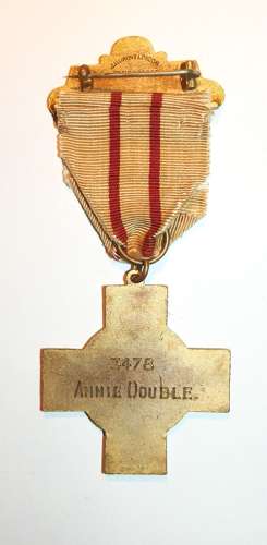 Proficiency in Red Cross Nursing Awarded to Annie Double.