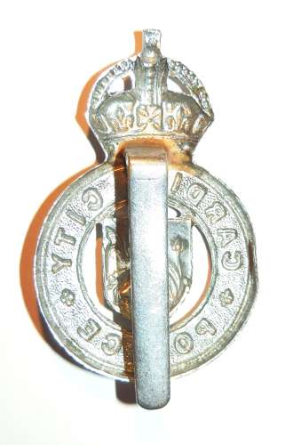 Cardiff City Police Cap Badge.