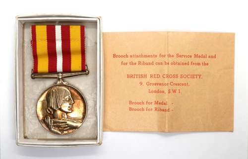 Voluntary Medical Service Medal. Mrs Iris M. CHURCHES