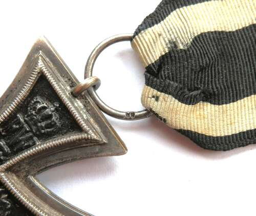 Imperial German WWI, Iron Cross 2nd Class. Makers Marked ‘W’.