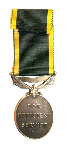 Efficiency Medal, scroll ‘Territorial’. Spr. R. Wilson R.E.