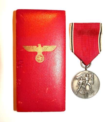 Austrian Anschluss Commemorative Medal. Boxed Example.